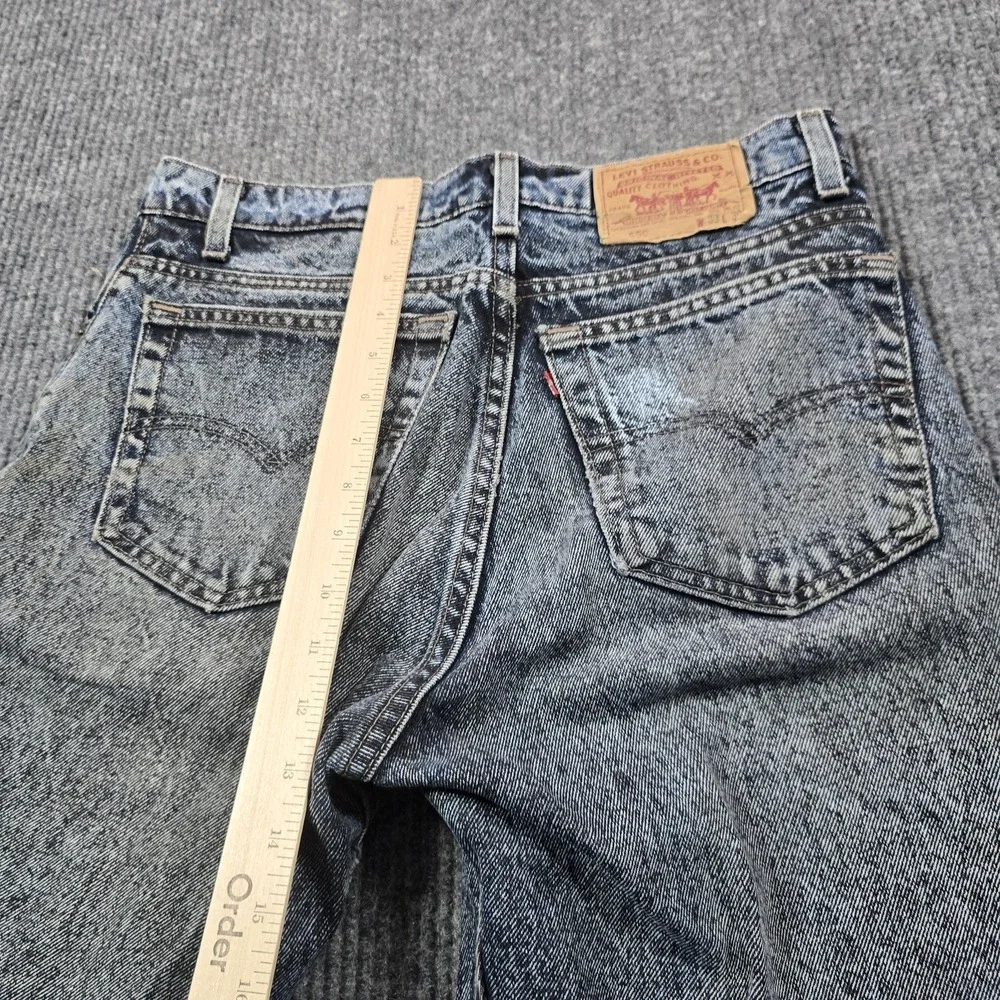 VTG 90s Levis 550 Jeans Men 33x30 Blue Grunge Tapered Relaxed Denim Distress USA